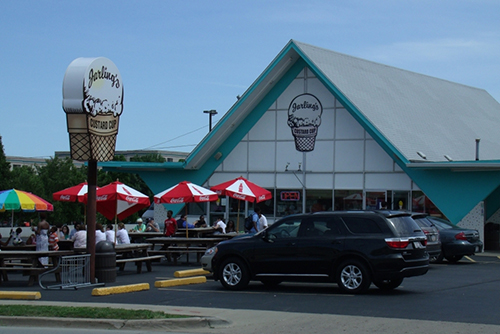 The Champaign, Illinois location for Jarling's Custard Cup
